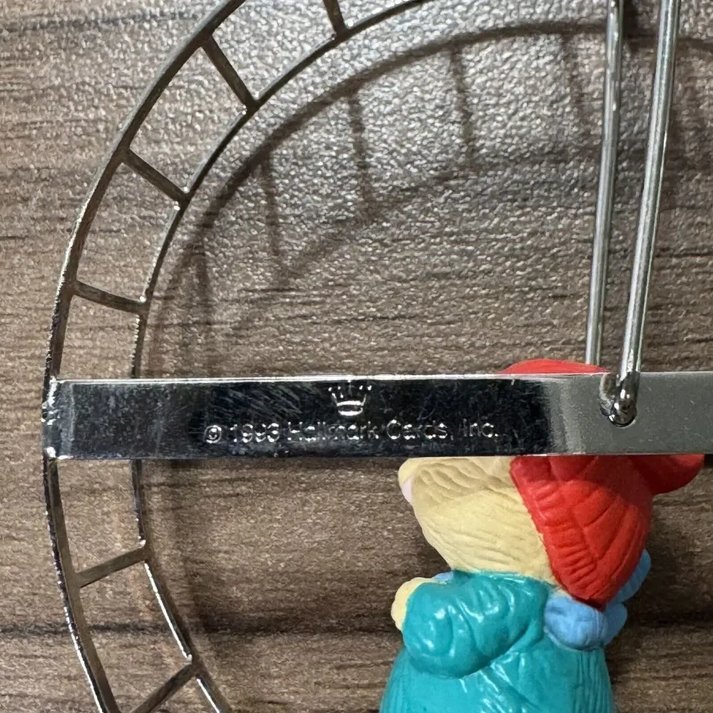 Hallmark Keepsake Ornament Big Roller Wheel Spins Series Hamster Wheel‎ 1993